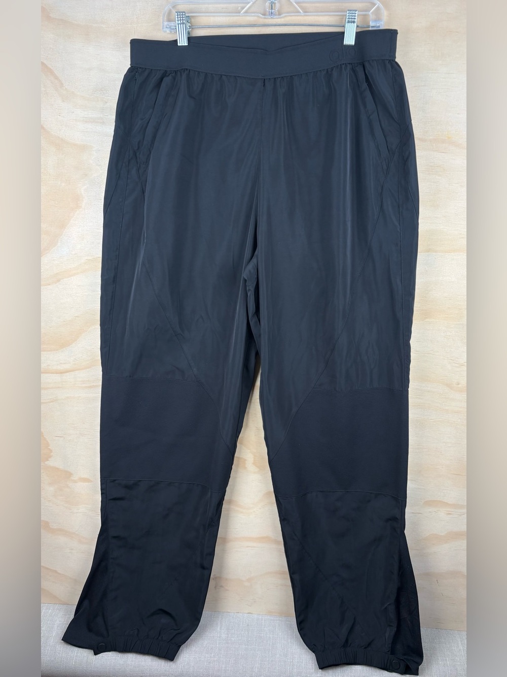 Alo Yoga Mixed Media Reinvention Jogger Sz Large Black Athleisure Active